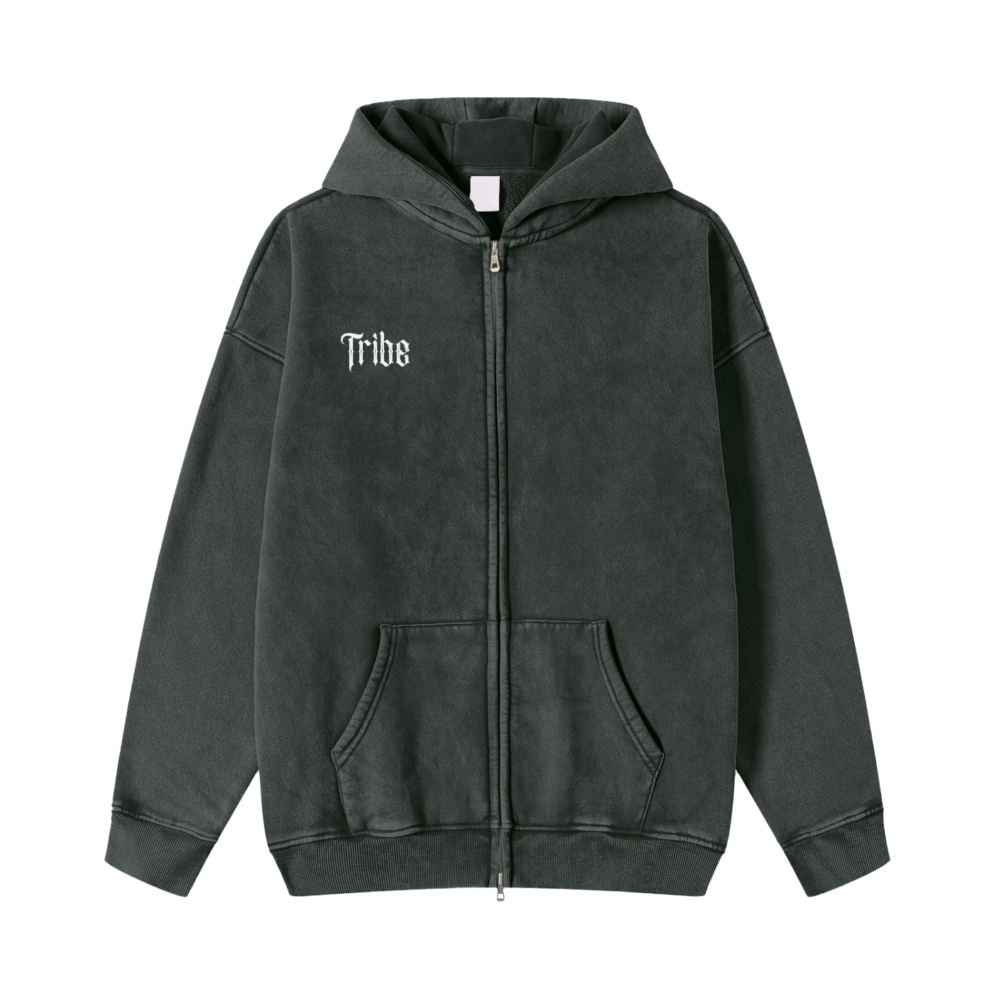 Tribe heavy-weight zip up