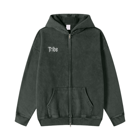 Tribe heavy-weight zip up