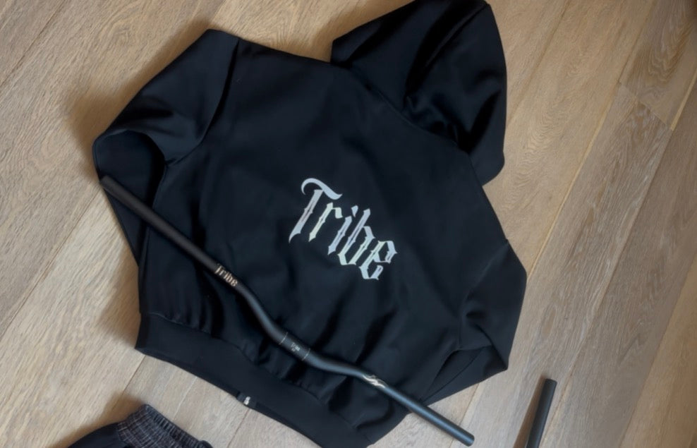 Tribe Plaid interior Zip-Up hoodie